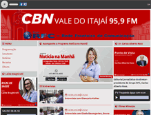 Tablet Screenshot of cbnblumenau.com